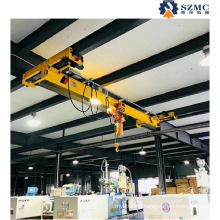 Frtu 1t 2t 3t 5t 10t European Remote Control Movable Travel Electric Hoist Single Girder Overhead Bridge Crane